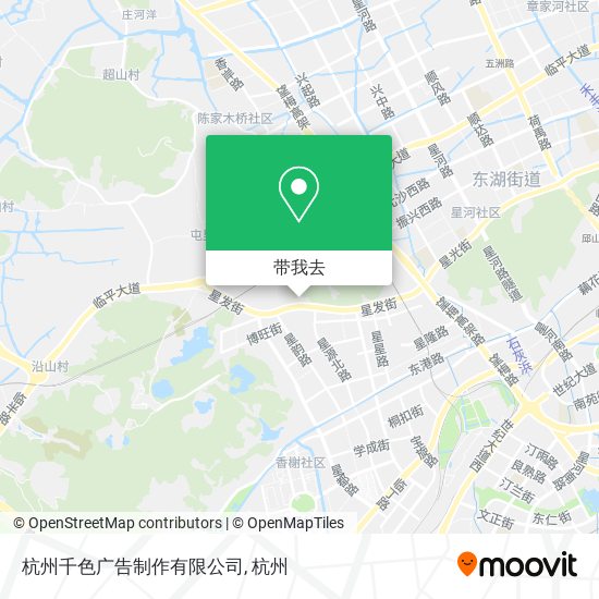 杭州千色广告制作有限公司地图