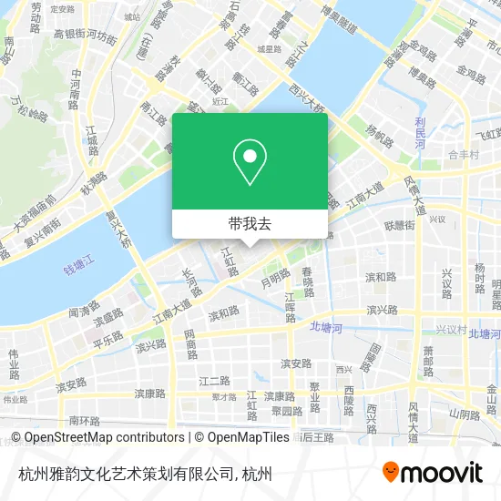 杭州雅韵文化艺术策划有限公司地图