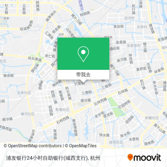 浦发银行24小时自助银行(城西支行)地图