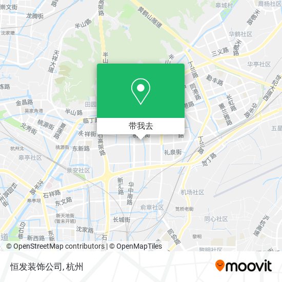 恒发装饰公司地图