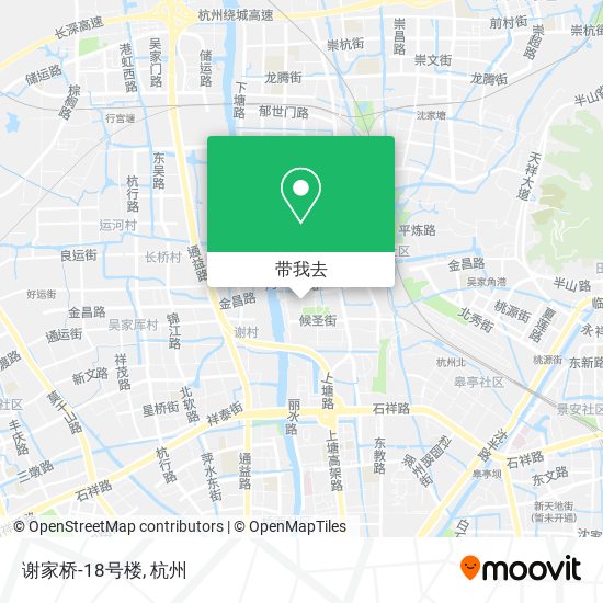 谢家桥-18号楼地图