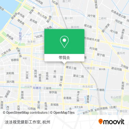 淡淡视觉摄影工作室地图