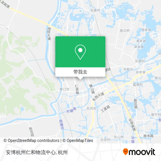 安博杭州仁和物流中心地图