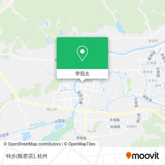 特步(瓶窑店)地图