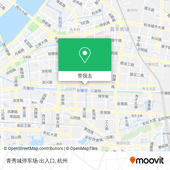 青秀城停车场-出入口地图