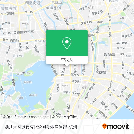 浙江天圆股份有限公司卷烟销售部地图