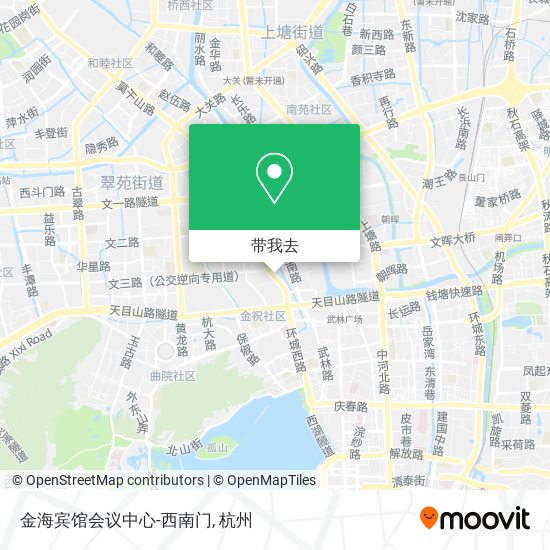 金海宾馆会议中心-西南门地图