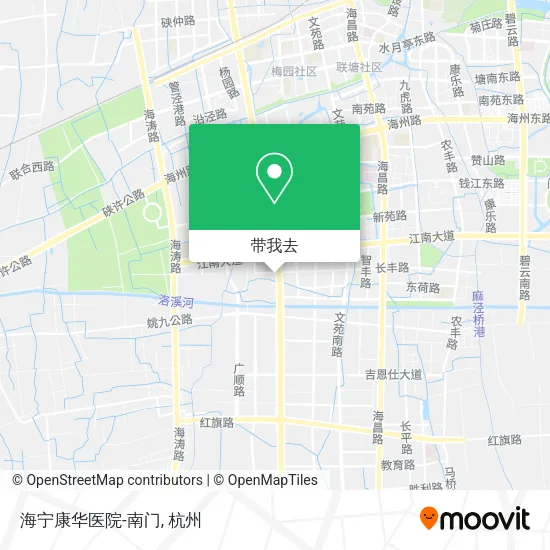 海宁康华医院-南门地图