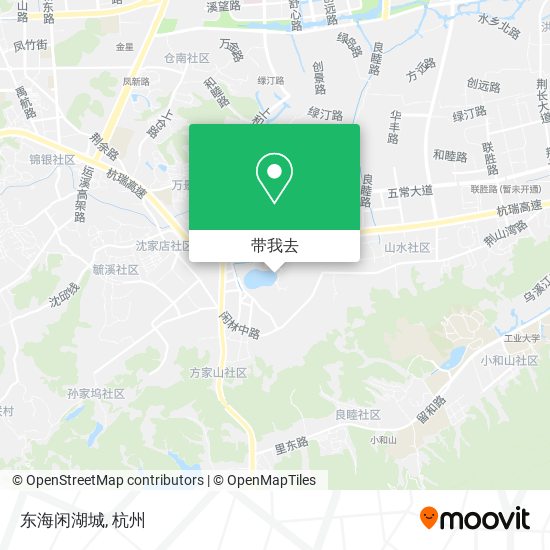 东海闲湖城地图