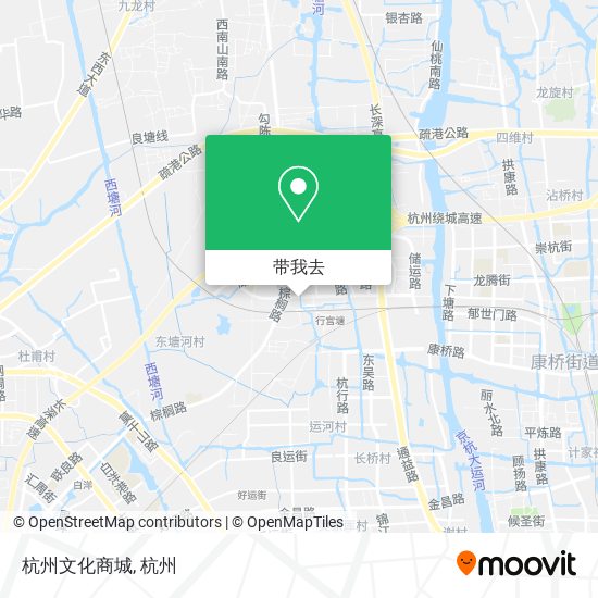 杭州文化商城地图