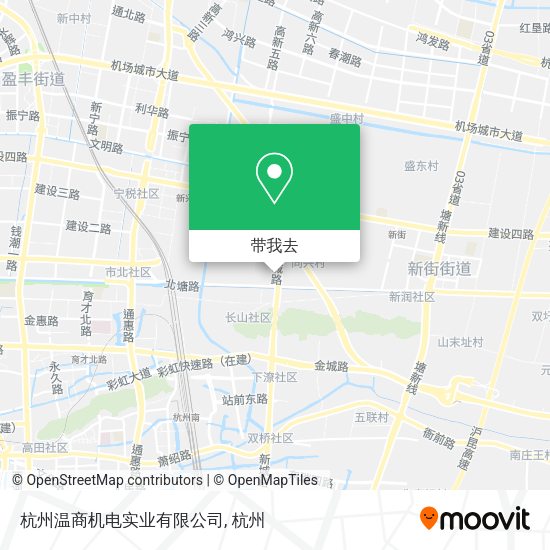 杭州温商机电实业有限公司地图