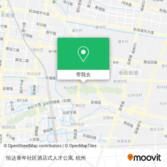 恒达青年社区酒店式人才公寓地图