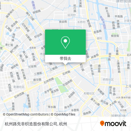 杭州路先非织造股份有限公司地图