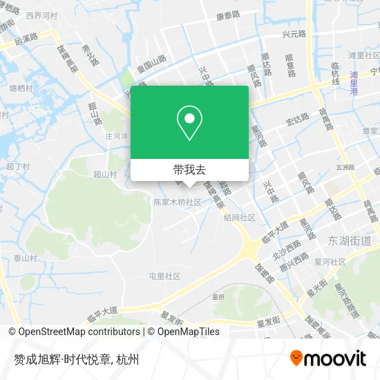 赞成旭辉·时代悦章地图