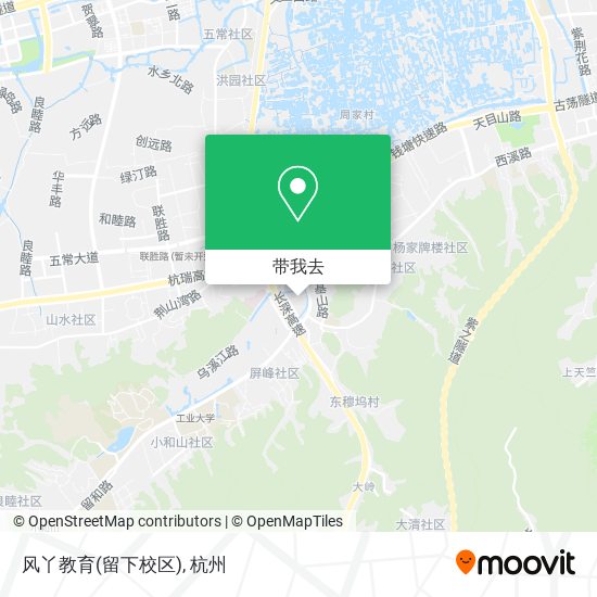 风丫教育(留下校区)地图