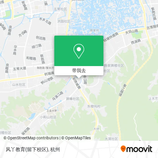 风丫教育(留下校区)地图