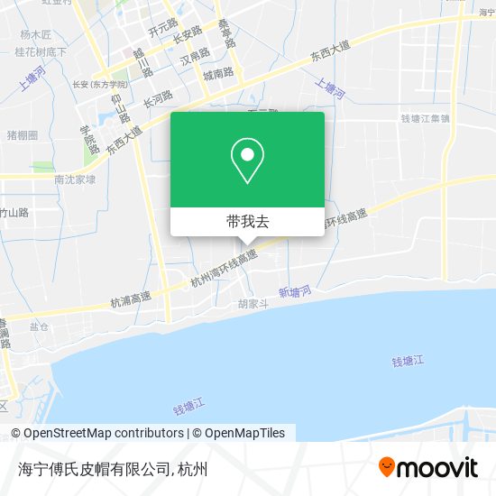 海宁傅氏皮帽有限公司地图
