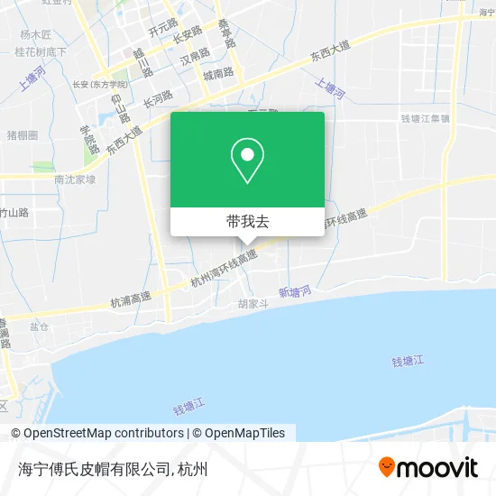 海宁傅氏皮帽有限公司地图