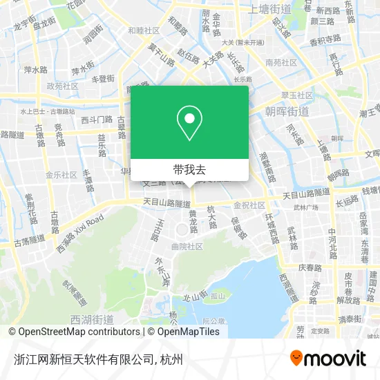浙江网新恒天软件有限公司地图