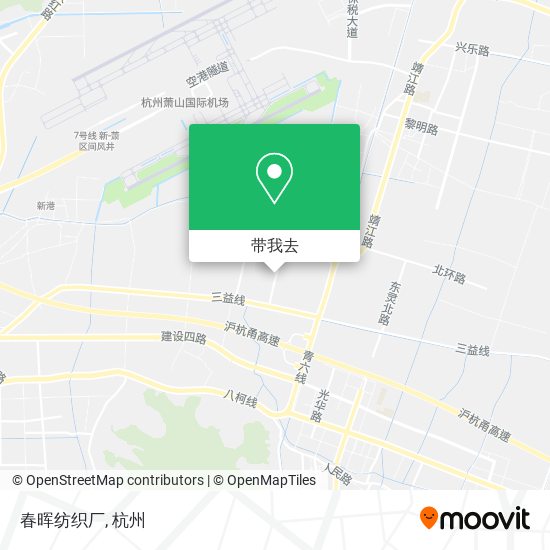 春晖纺织厂地图