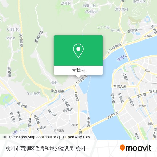 杭州市西湖区住房和城乡建设局地图