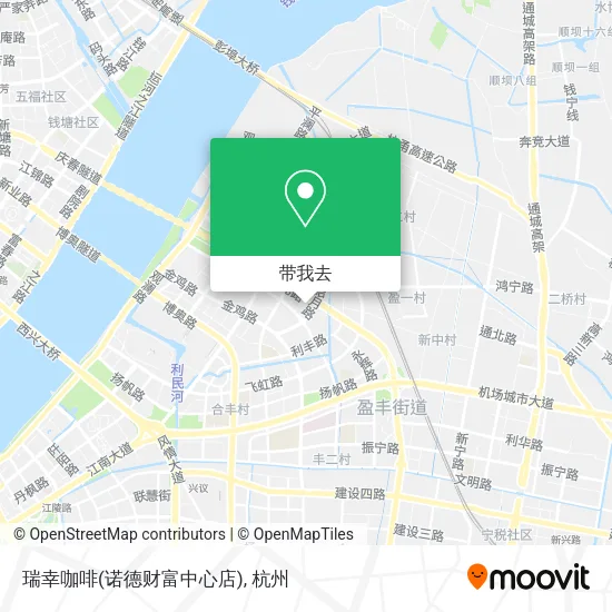 瑞幸咖啡(诺德财富中心店)地图