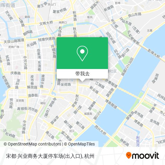 宋都·兴业商务大厦停车场(出入口)地图