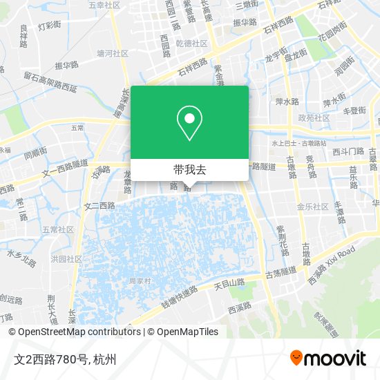 文2西路780号地图