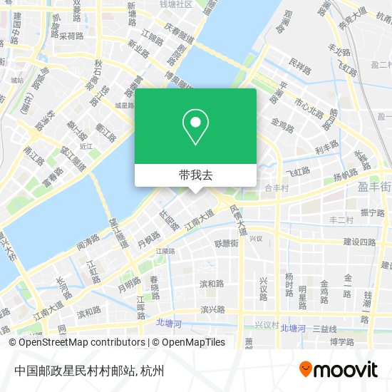 中国邮政星民村村邮站地图