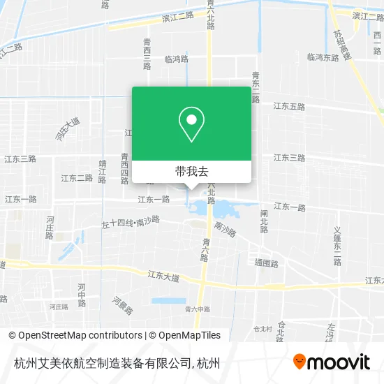 杭州艾美依航空制造装备有限公司地图