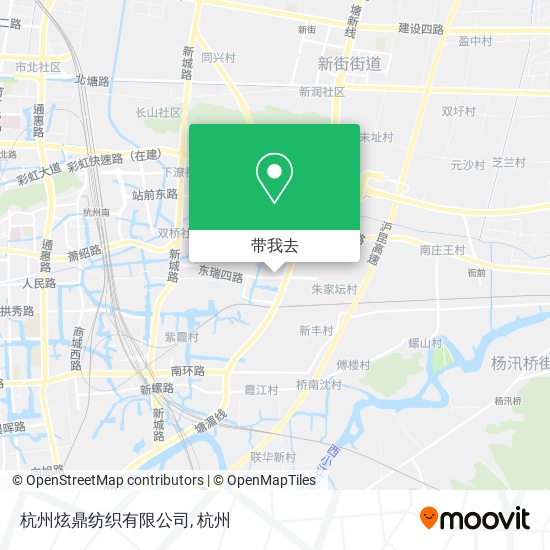 杭州炫鼎纺织有限公司地图