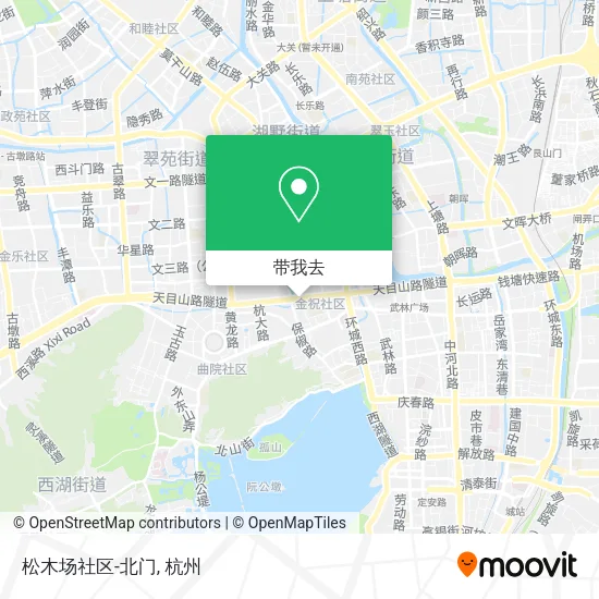 松木场社区-北门地图