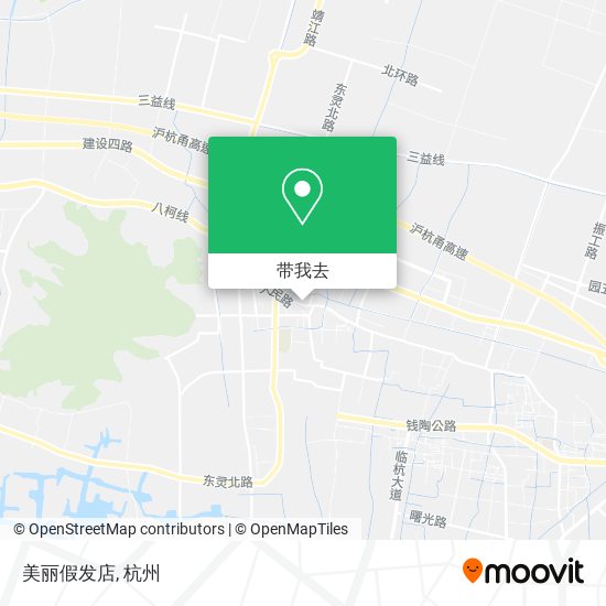 美丽假发店地图