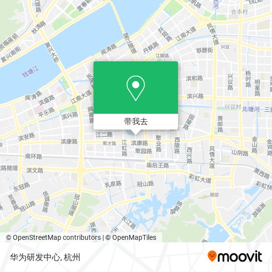华为研发中心地图