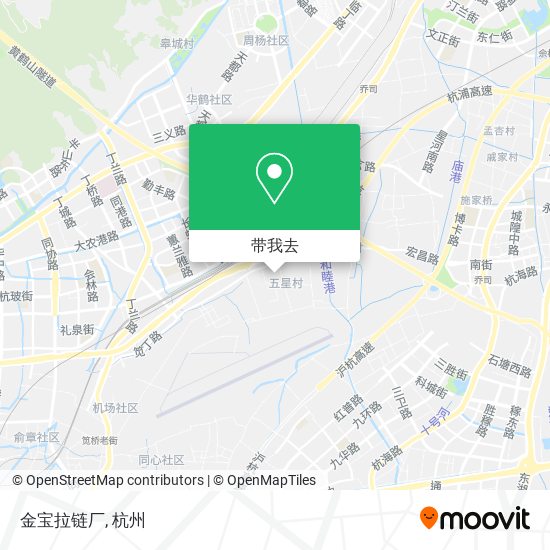 金宝拉链厂地图