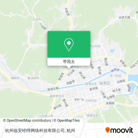 杭州临安经纬网络科技有限公司地图