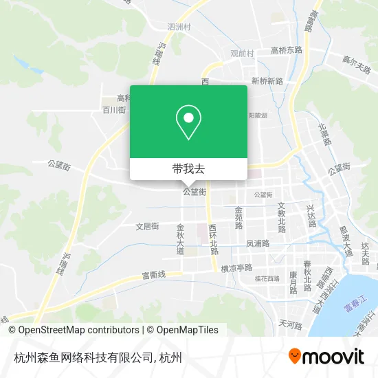 杭州森鱼网络科技有限公司地图