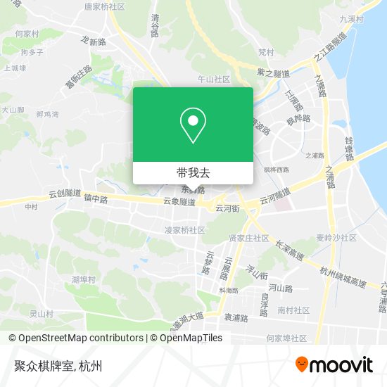 聚众棋牌室地图