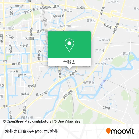 杭州麦田食品有限公司地图