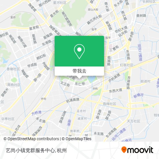 艺尚小镇党群服务中心地图