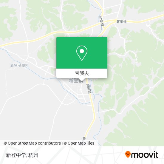 新登中学地图