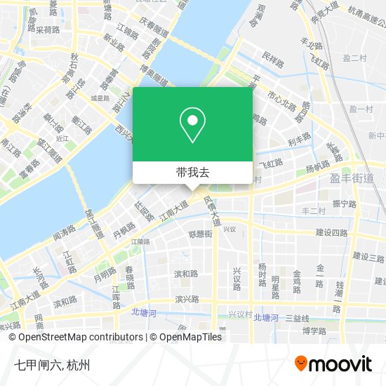 七甲闸六地图