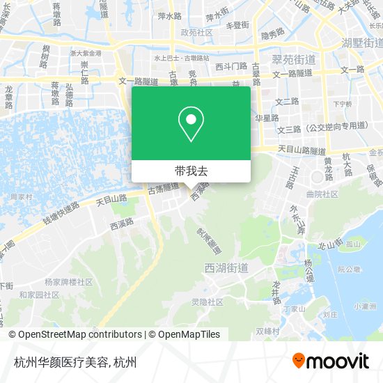 杭州华颜医疗美容地图