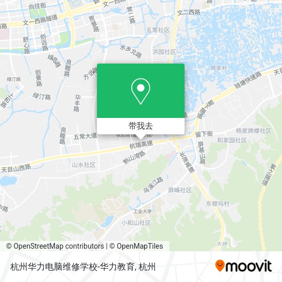 杭州华力电脑维修学校-华力教育地图