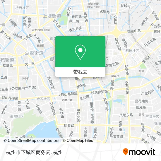 杭州市下城区商务局地图