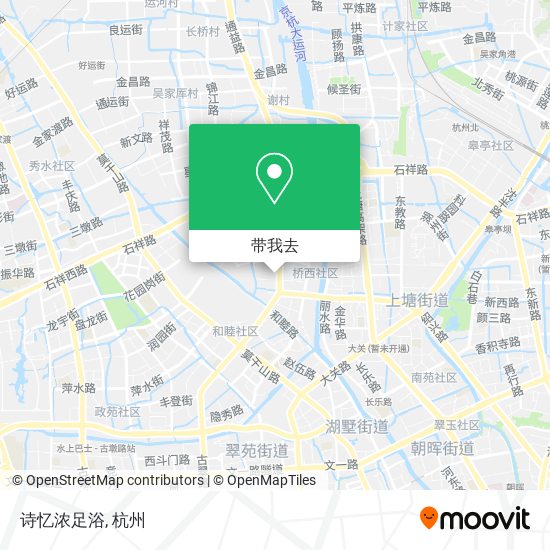 诗忆浓足浴地图