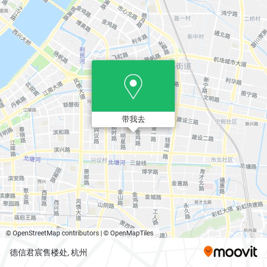 德信君宸售楼处地图