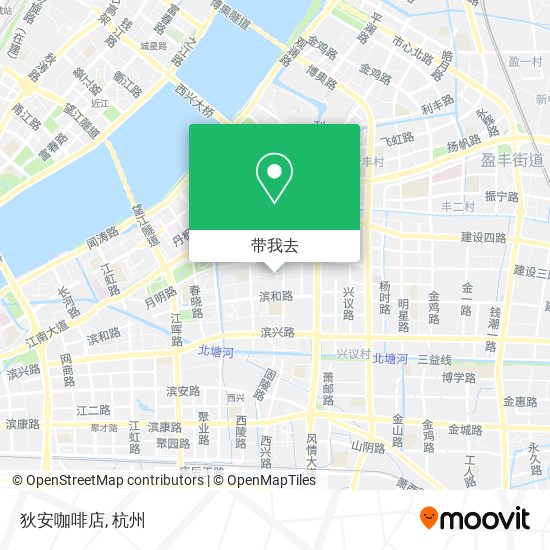 狄安咖啡店地图