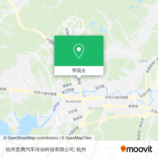 杭州贵腾汽车传动科技有限公司地图
