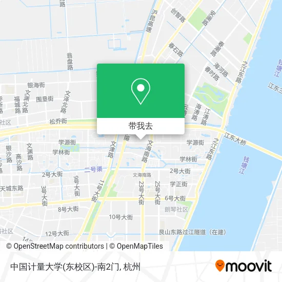 中国计量大学(东校区)-南2门地图